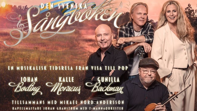 DEN SVENSKA SÅNGBOKEN i Växjö Konserthus, VÄXJÖ 10/11/2024