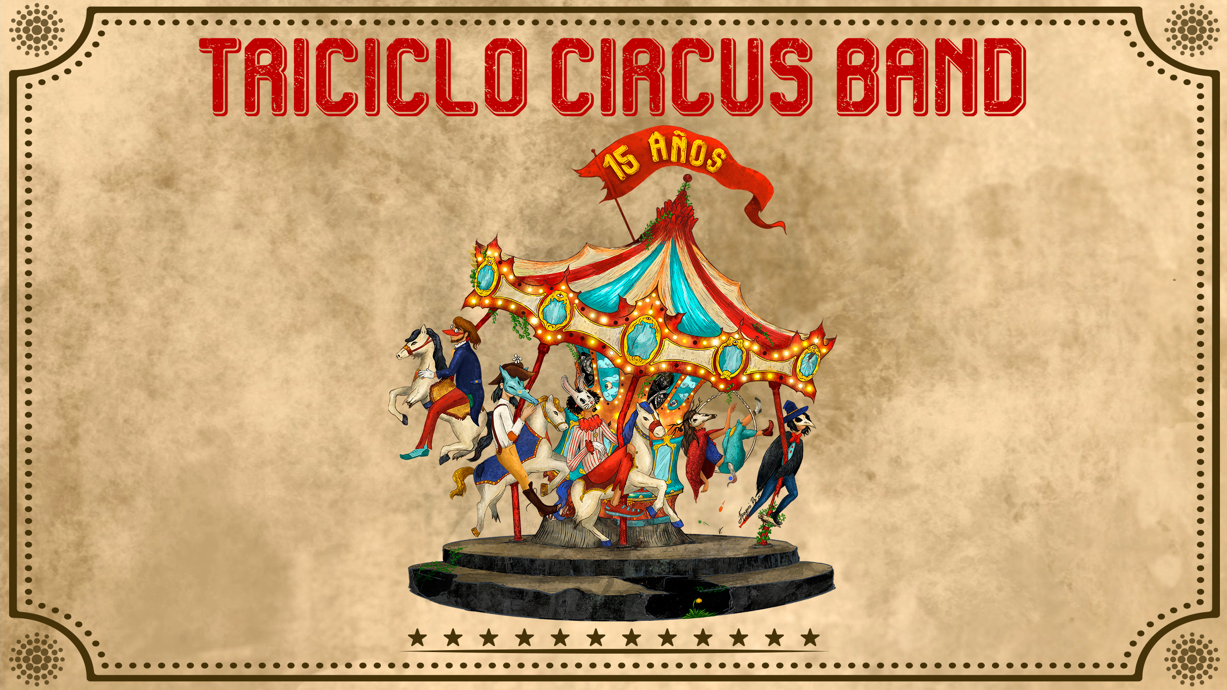 Triciclo Circus Band XV Aniversario