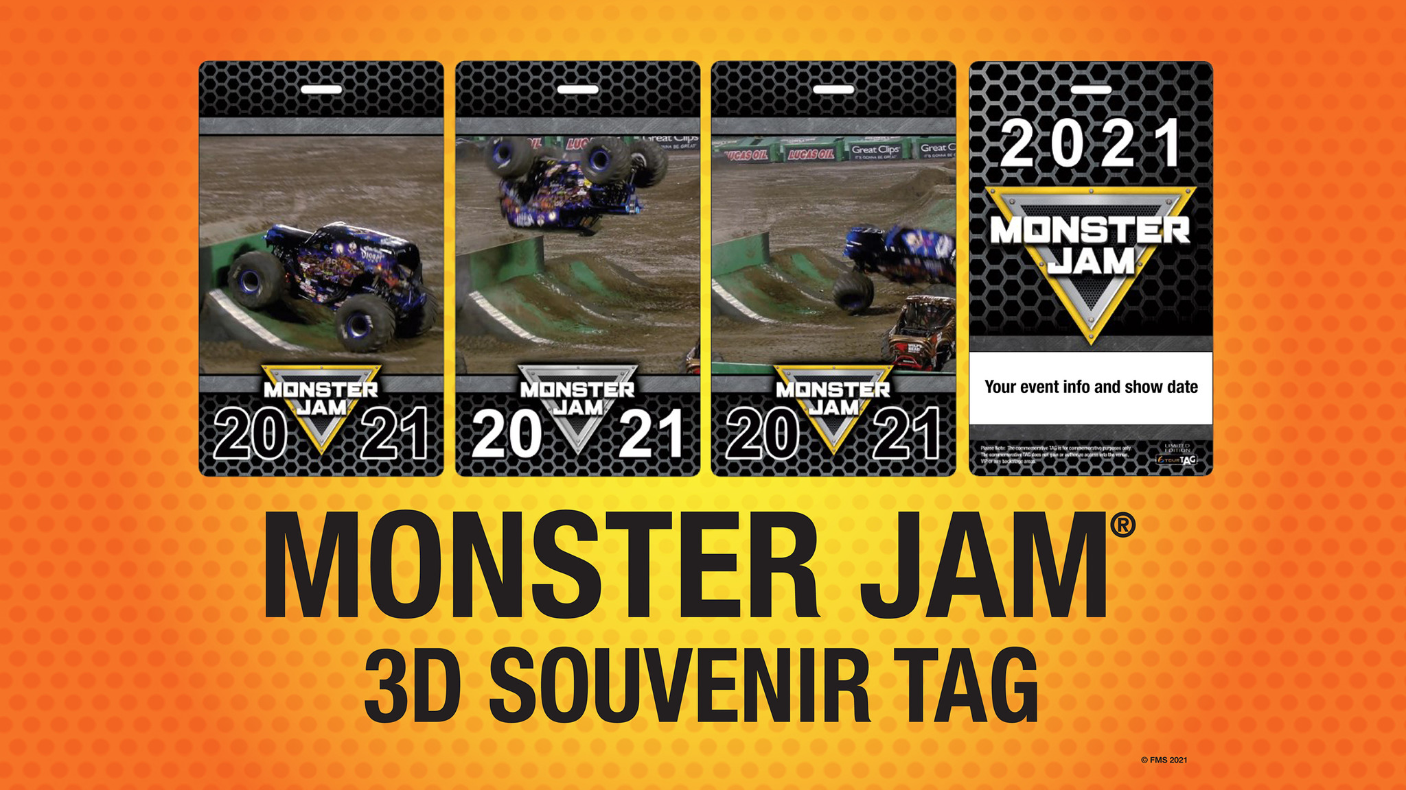 Monster Jam 2023 - Official Souvenir Tag Tickets | Event Dates