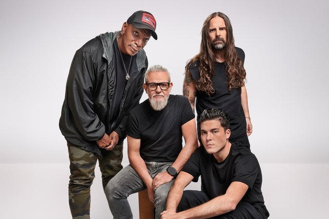 Sepultura in Dublin promotional photo for Three+ presale tickets offer