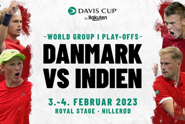Davis Cup: Danmark vs. Indien