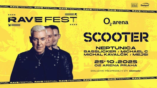 SCOOTER at RAVE Festival v O2 Arena, Praha 9 25/10/2025