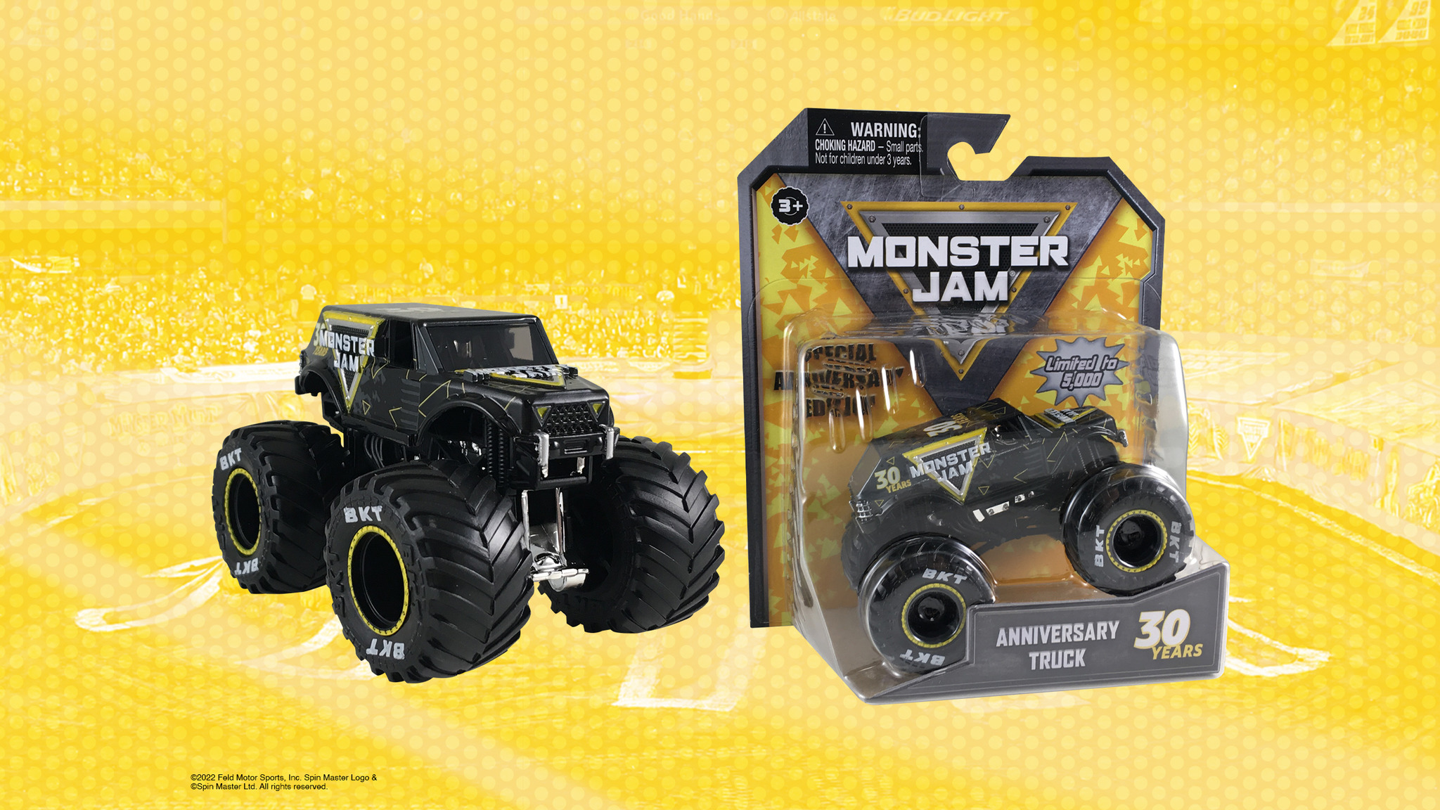 Monster Jam 1/64th Scale 30th Anniversary Stunt Truck Tickets Event