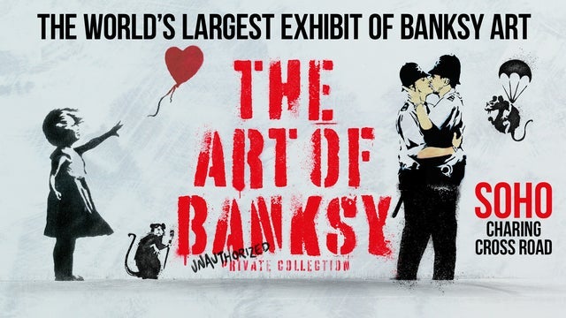 The Art of Banksy in Art of Banksy Exhibition, London 11/05/2024