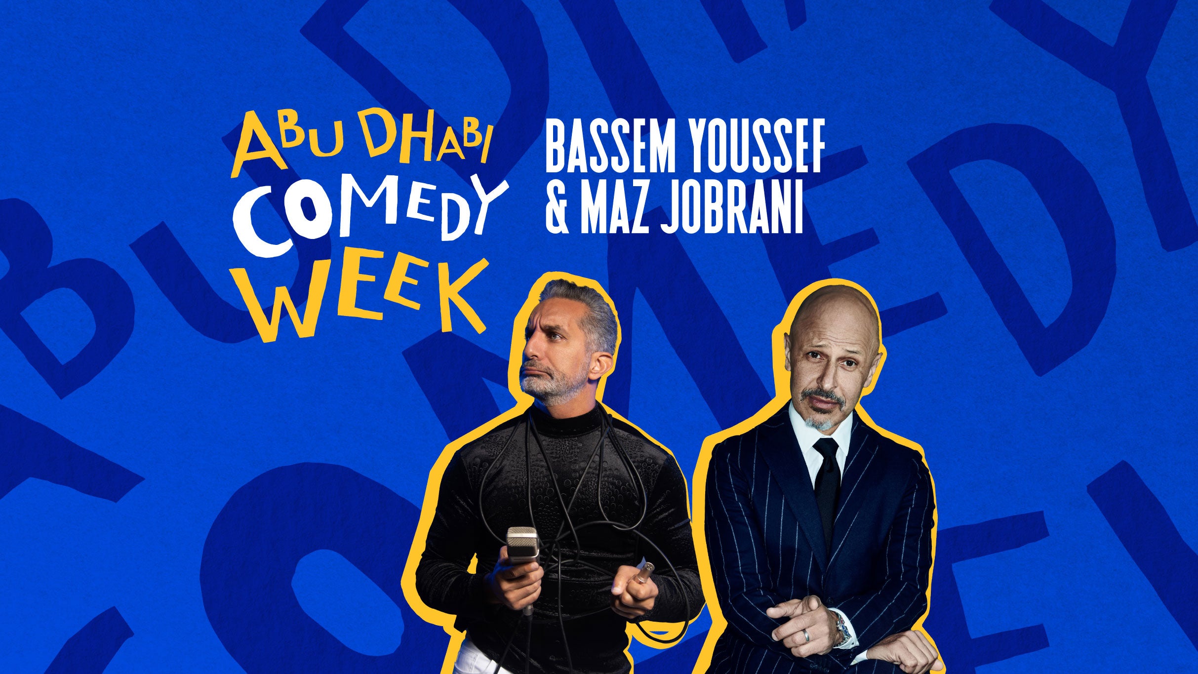 BASSEM YOUSSEF &amp; MAZ JOBRANI presale information on freepresalepasswords.com