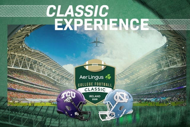 Presales to aer lingus college football classic 2026: members use these when buying pre-sale tickets