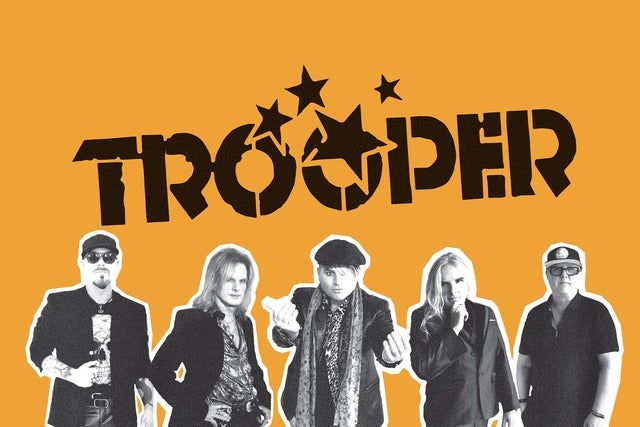 Trooper in Bala promotional photo for Artist presale tickets offer