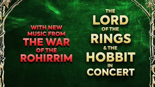 LORD OF THE RINGS AND THE HOBBIT – IN CONCERT in The ICC Birmingham 16/05/2025