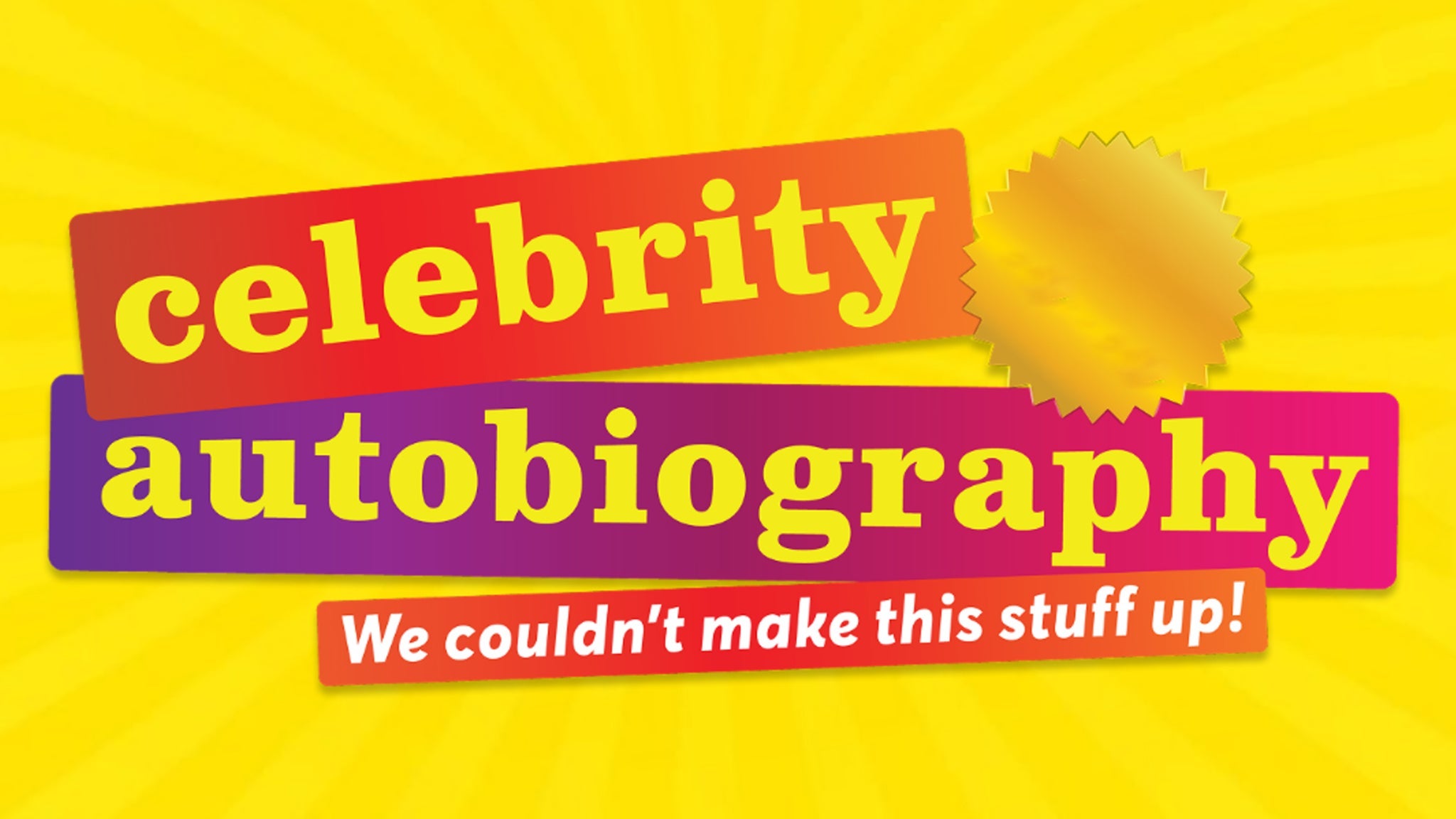 Celebrity Autobiography event image