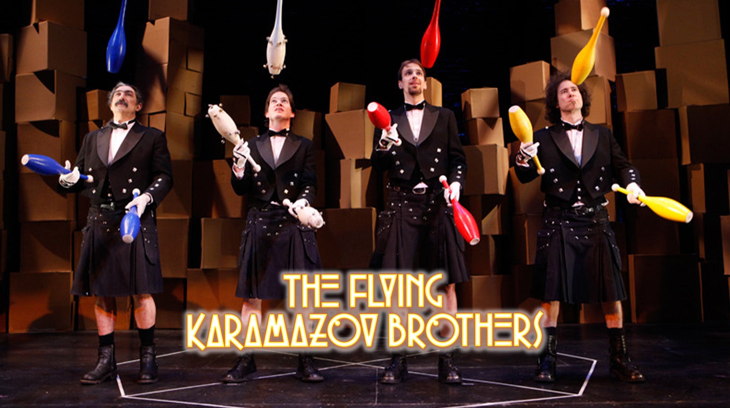 The Flying Karamazov Brothers at Aventura Arts & Cultural Center – Aventura, FL