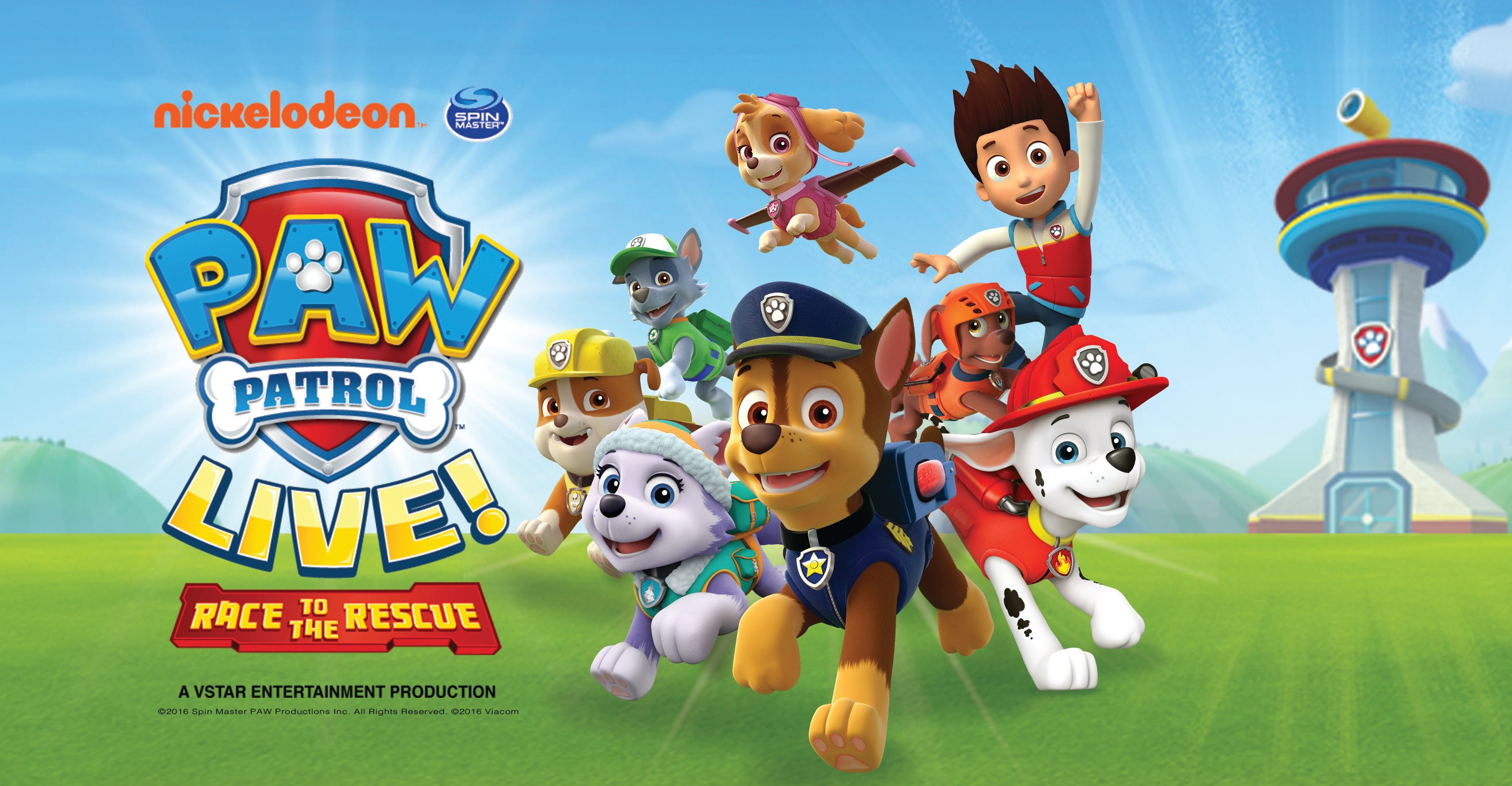 PAW Patrol Live! Event Title Pic