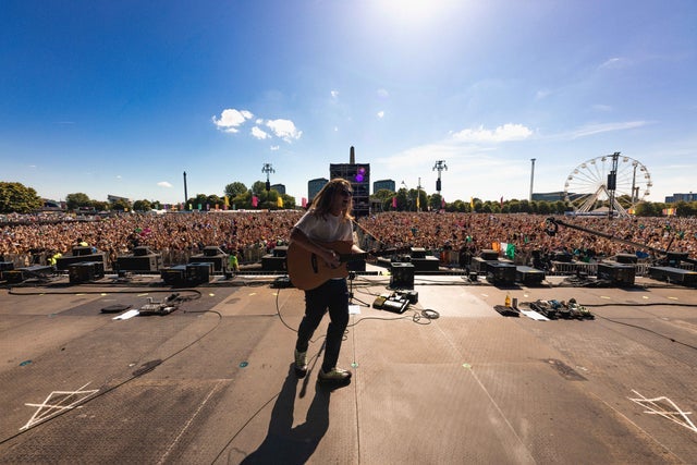 Jamie Webster in Liverpool promotional photo for O2 Priority presale tickets offer