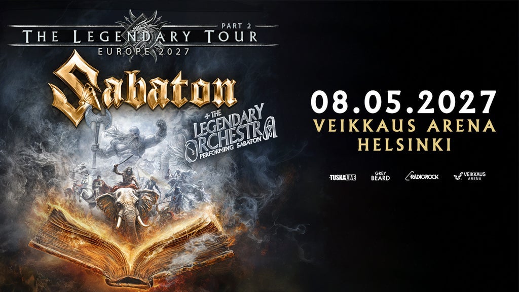 SABATON The Legendary Tour Part 2 - Europe 2027