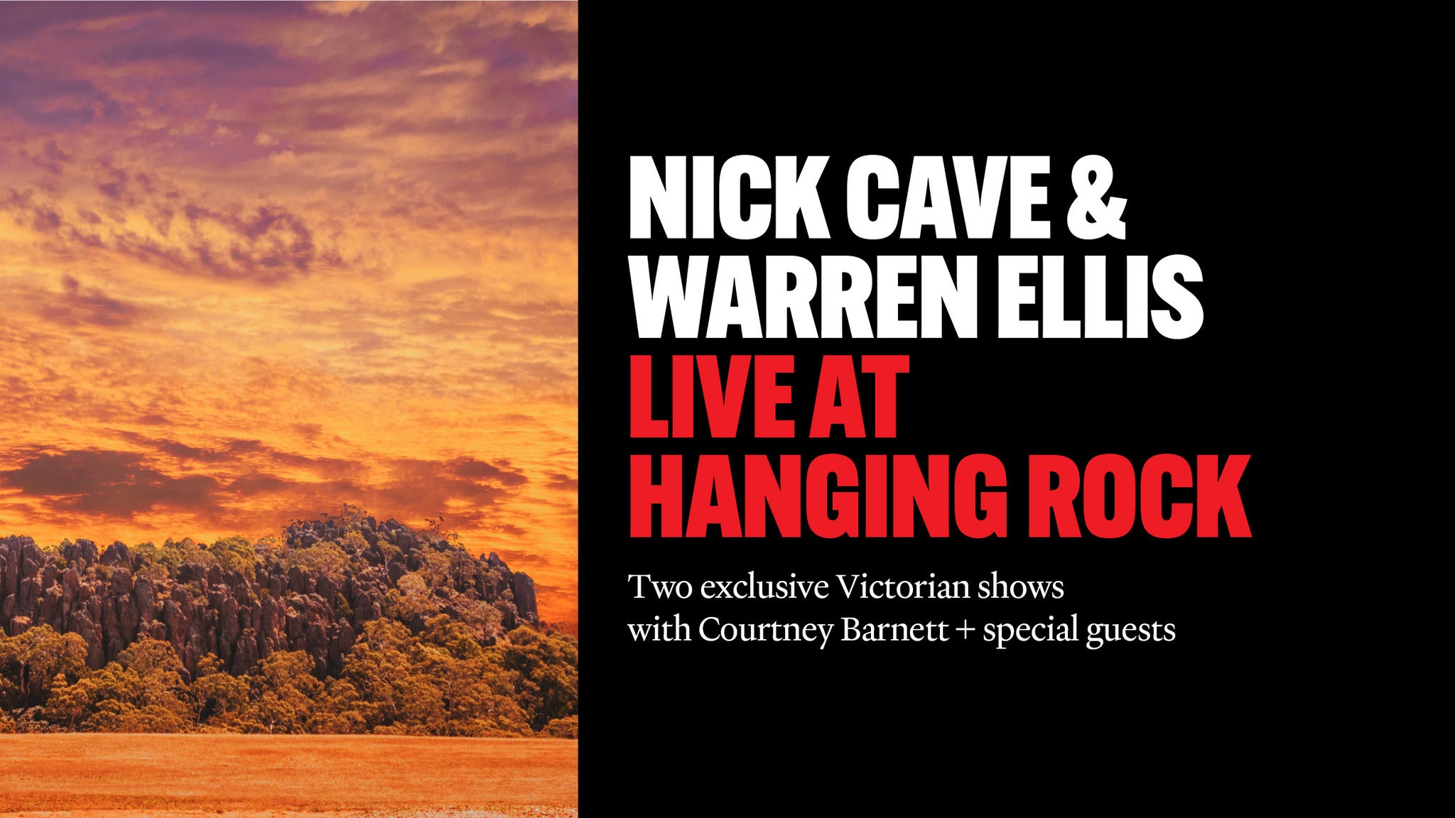 Image used with permission from Ticketmaster | Nick Cave + Warren Ellis tickets
