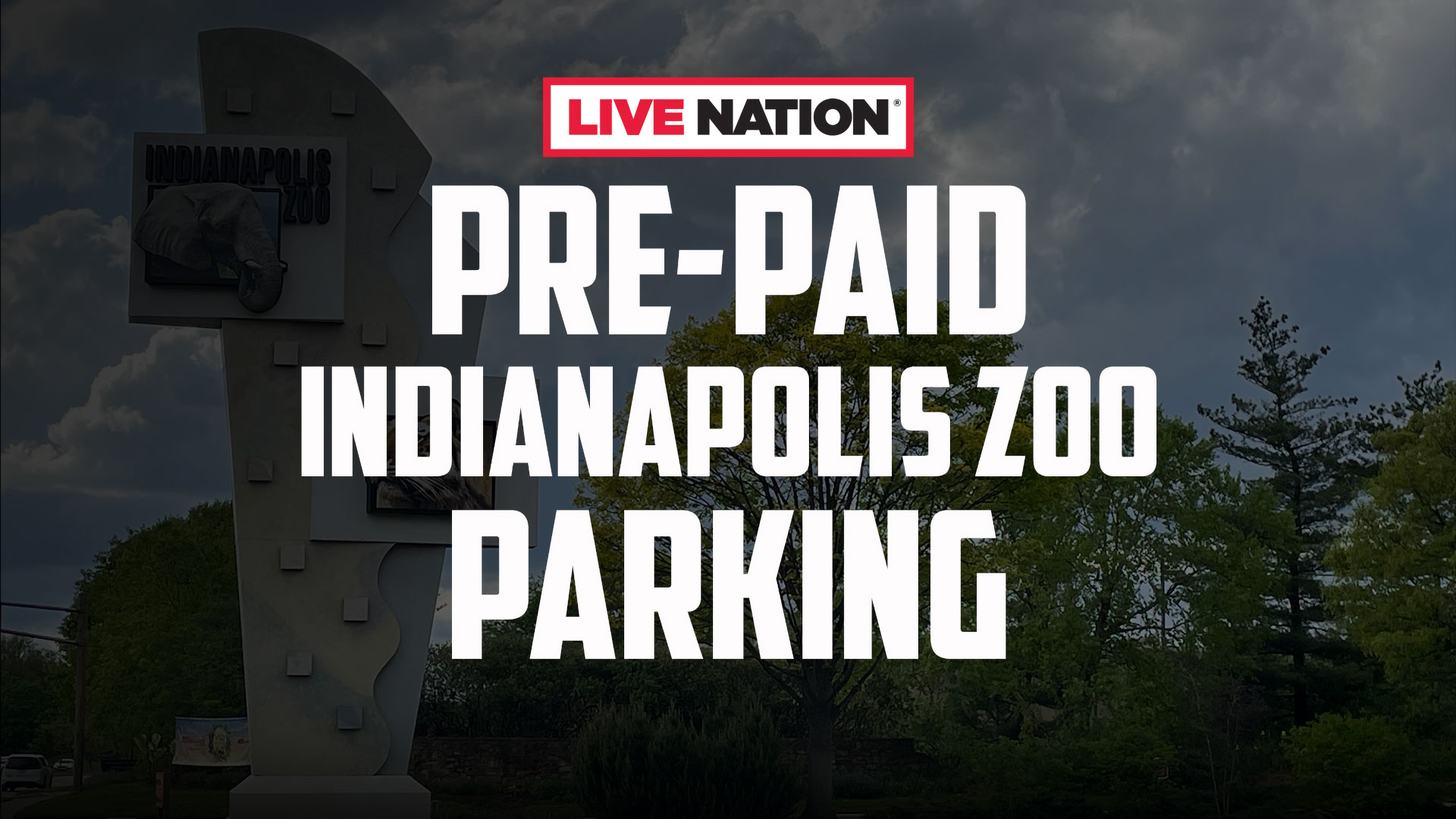 Indianapolis Zoo Pre-Paid Parking