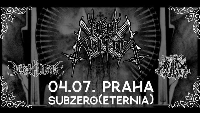 HELL MILITIA, ALTARS ABLAZE, MŮRA v Eternia, Praha 5 04/07/2025