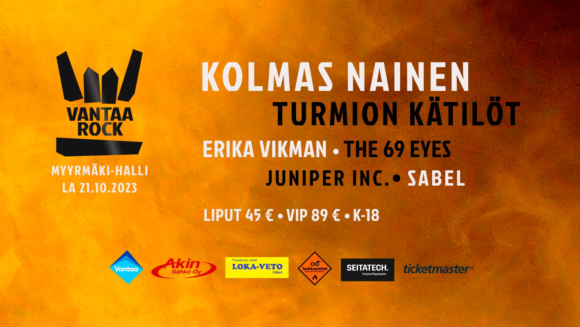 Vantaa Rock presale information on freepresalepasswords.com