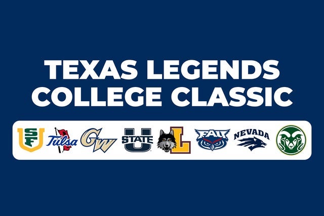 Presales to texas legends college classic: members use these when buying pre-sale tickets