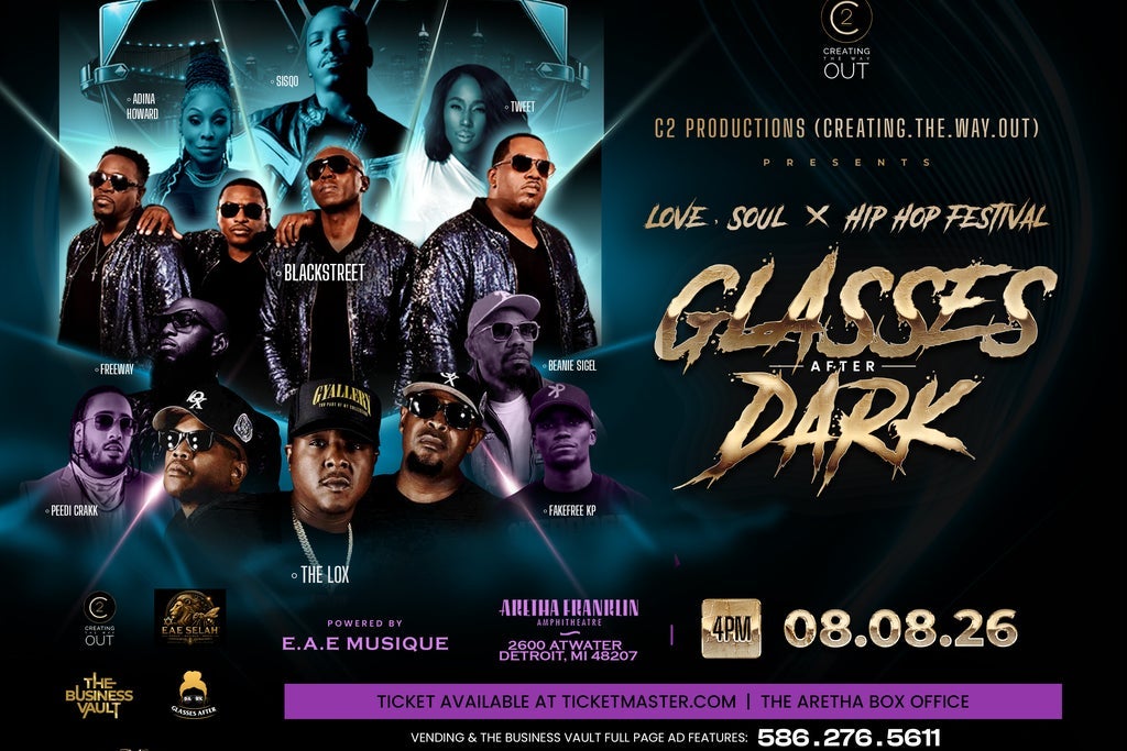 Glasses after Dark Love Soul and Hip Hop concert