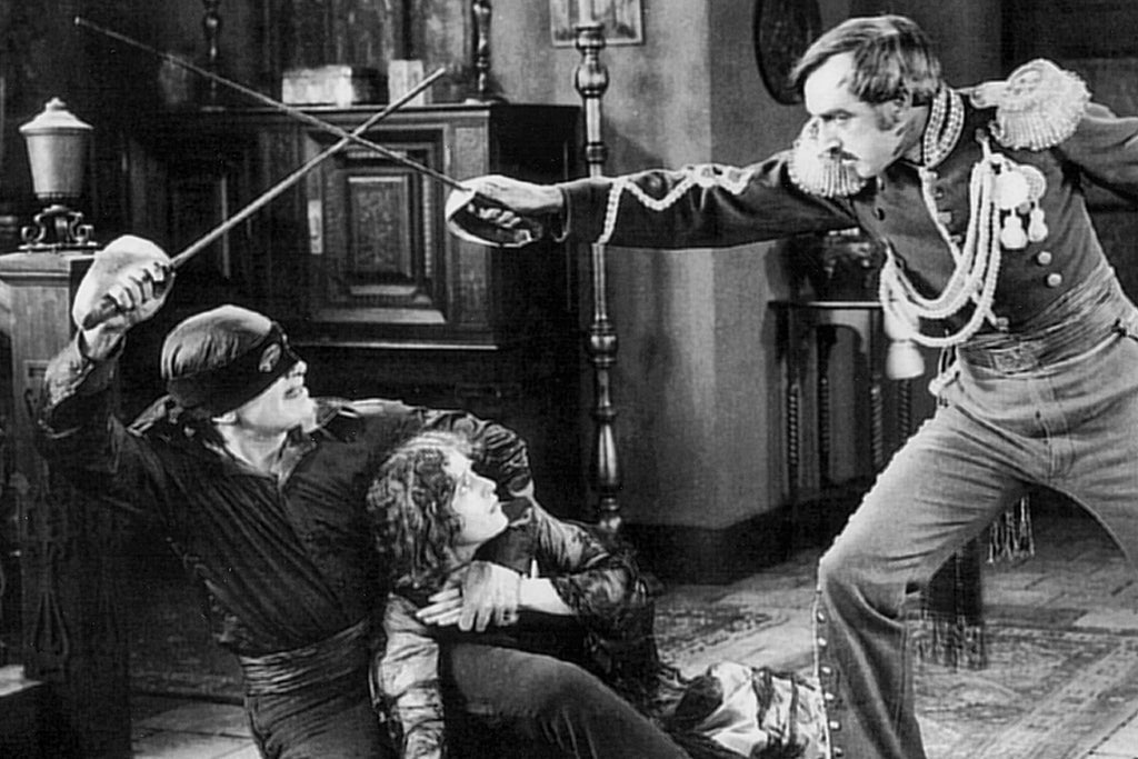 The Mark of Zorro (1920), played by Ken Double 