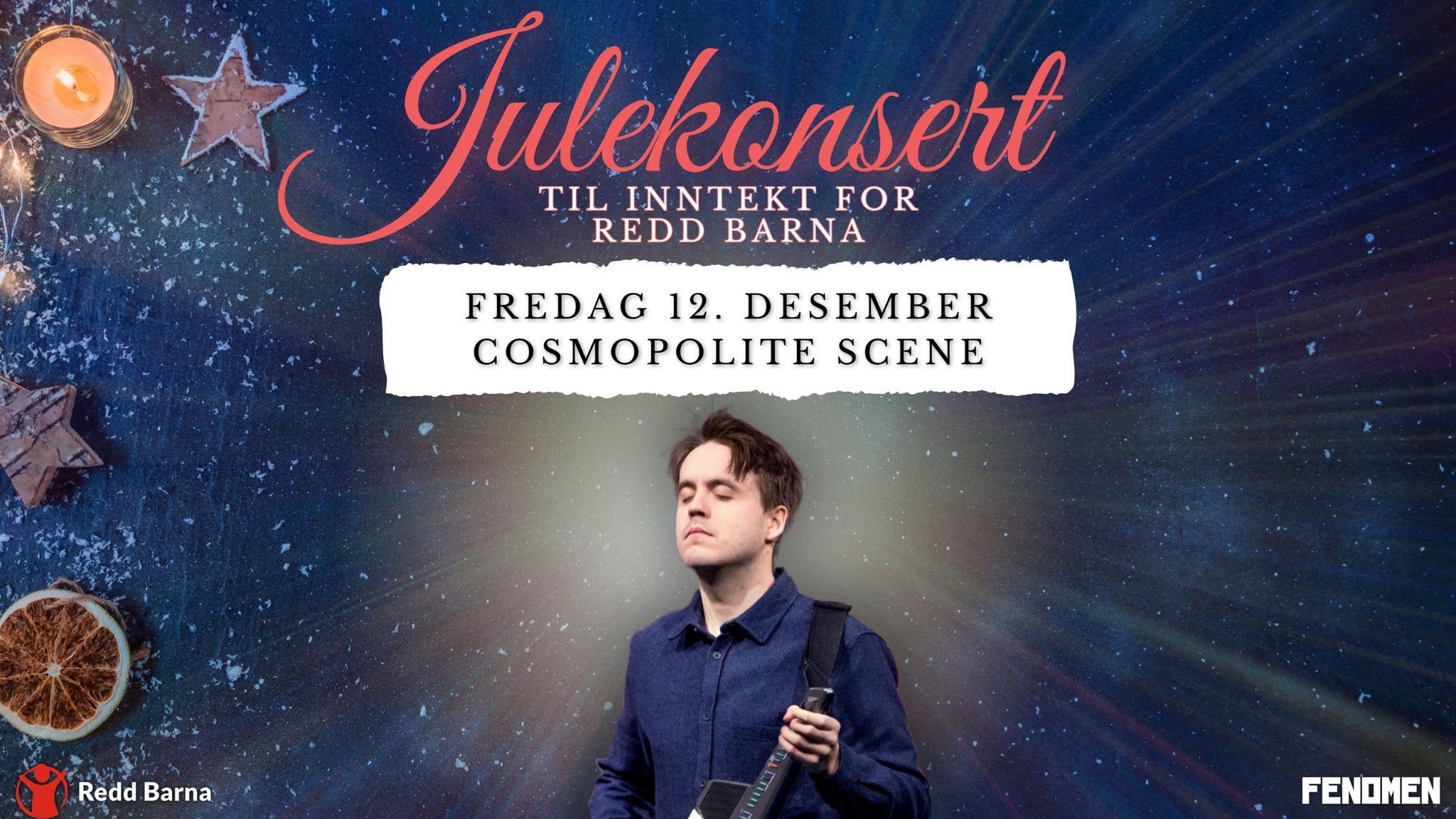 Julekonsert til inntekt for Redd Barna - med Markus Neby og venner