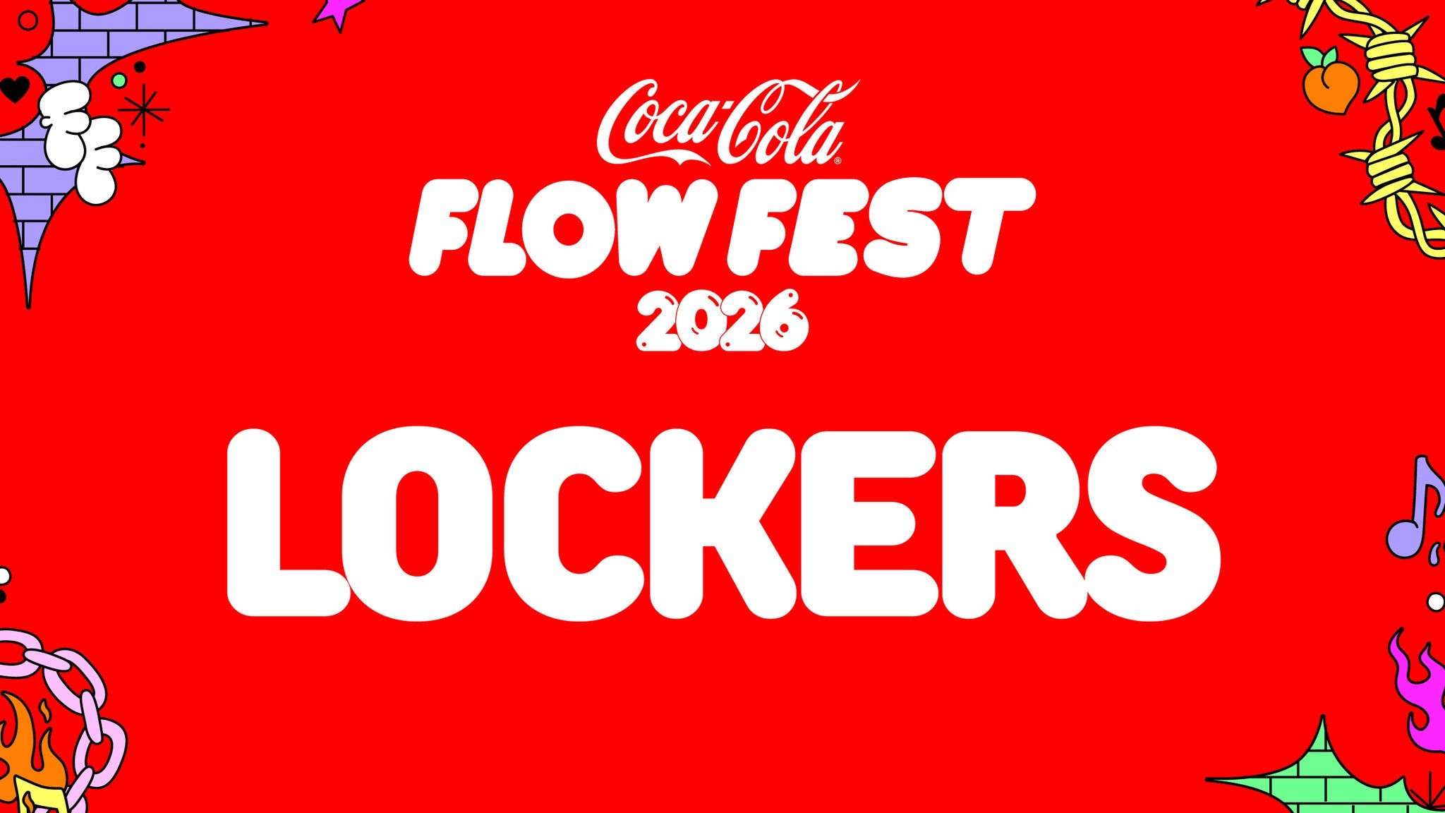 Locker Individual Coca Cola Flow Fest 2026