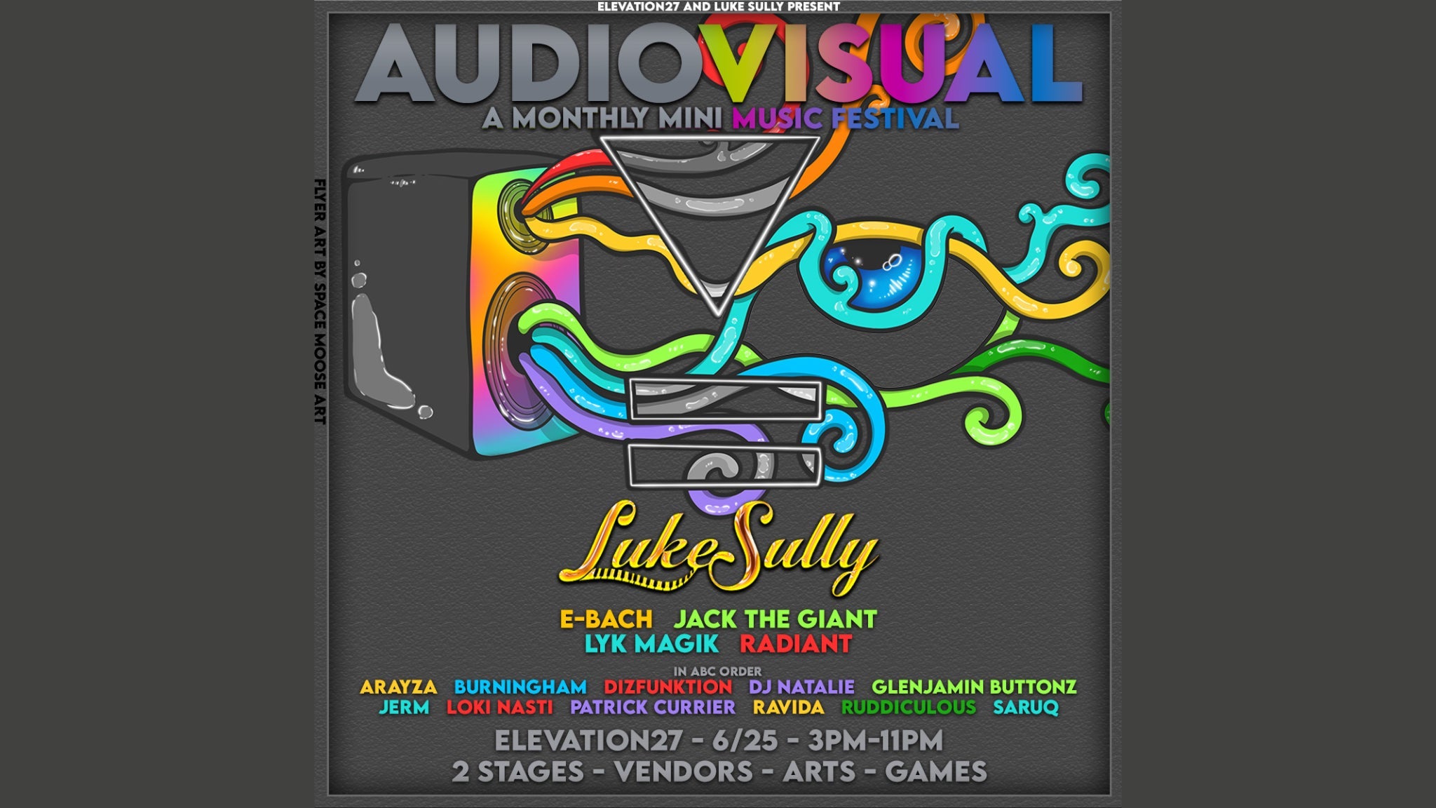 Audio Visual #4 w/ Luke Sully | Sunday 6/25