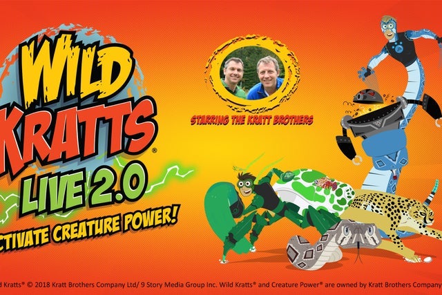 Wild Kratts Live 2.0: Activate Creature Power! in Evans promotional photo for CCPAC presale tickets offer