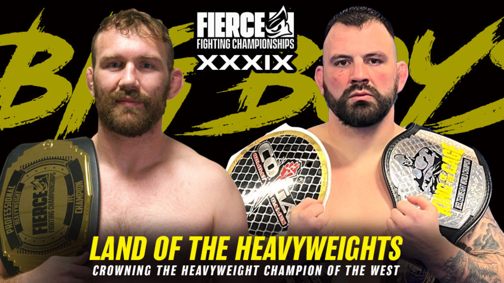 Fierce Fighting Championships: FFC XXXIX at Mountain America Center – Idaho Falls, ID