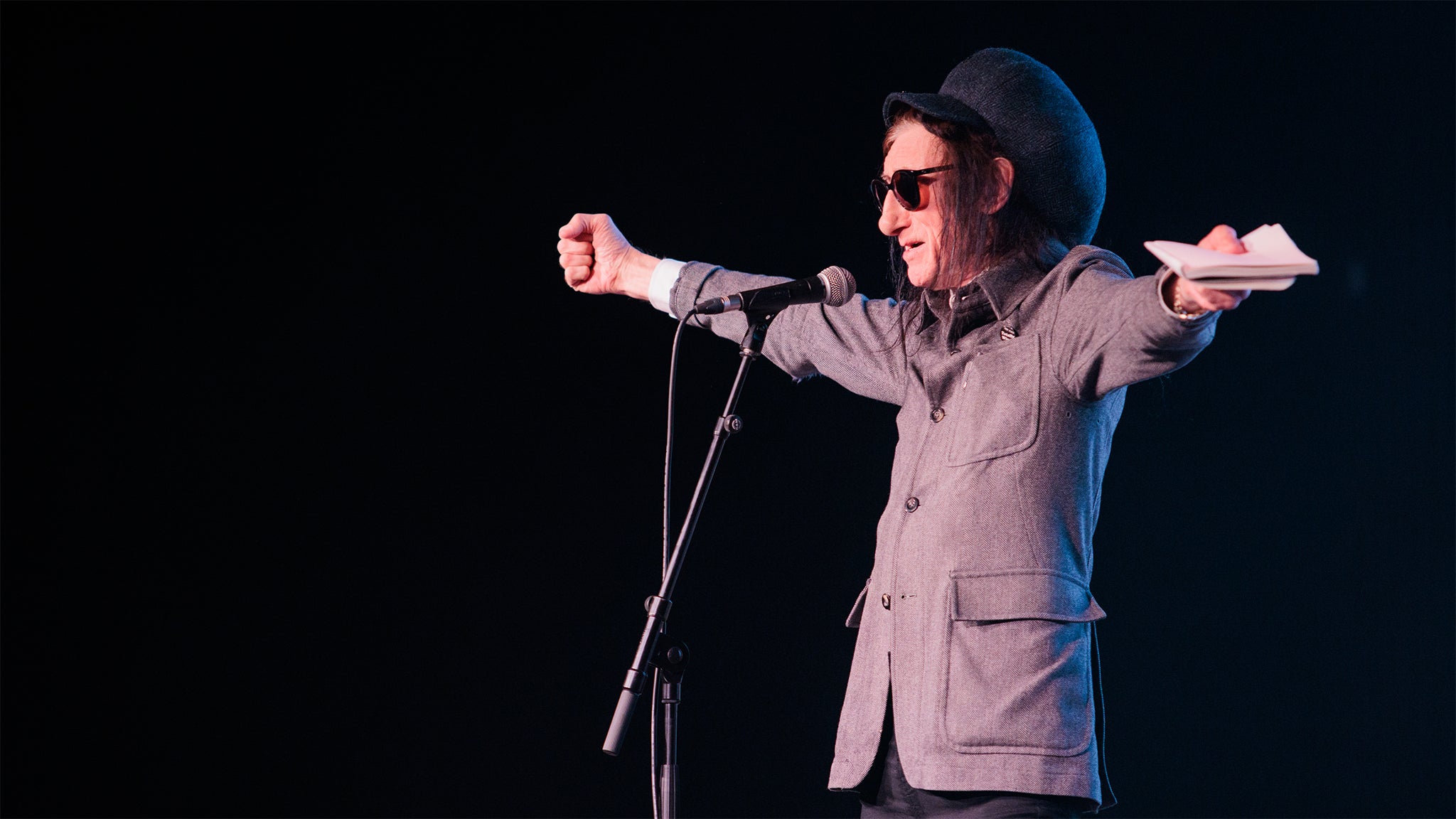Dr. John Cooper Clarke at The Moroccan Lounge - Los Angeles, CA 90012
