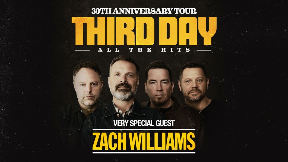 Photo of THIRD DAY 30th Anniversary Tour with very special guest Zach Williams