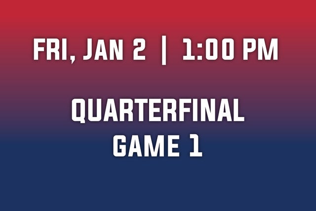 2026 IIHF World Junior Championship Quarterfinal 1 in Saint Paul promotional photo for Priority Access presale tickets offer