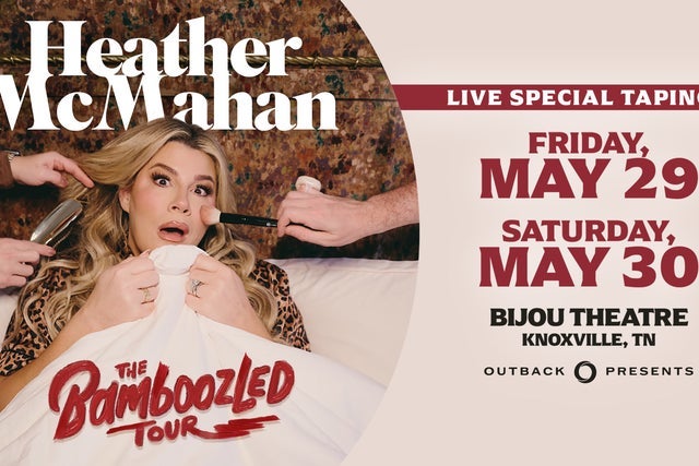 Heather McMahan: The Bamboozled Tour (Live Special Taping) in Knoxville promotional photo for Artist presale tickets offer