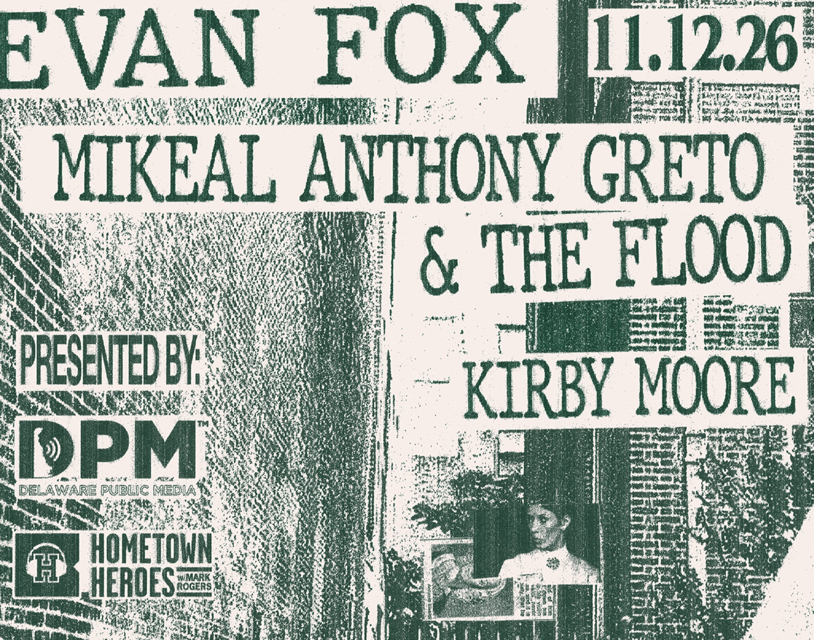 Evan Fox / Mikeal Anthony Greto & the Flood at The Queen, wilmington