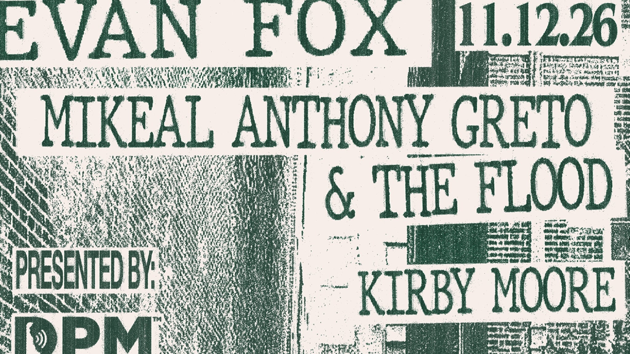 Evan Fox / Mikeal Anthony Greto & the Flood