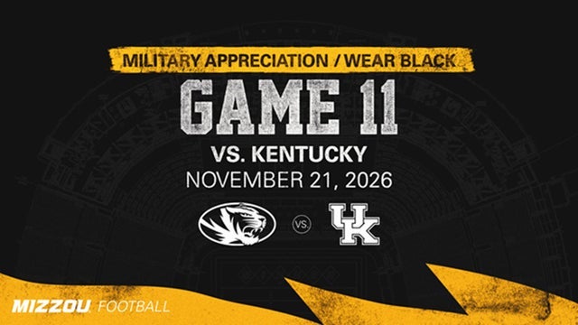 2026 Mizzou Football v Kentucky