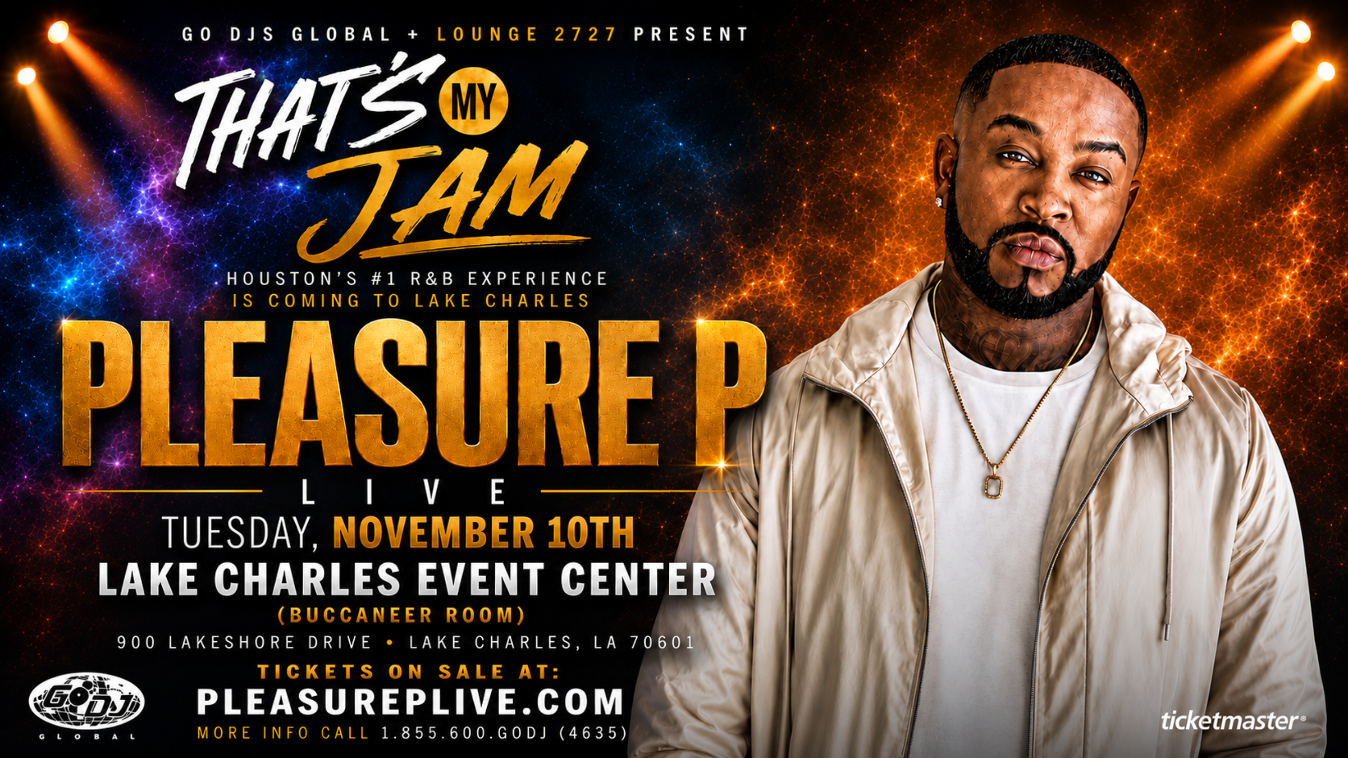Go DJs Global Lounge 2727 present "That's My Jam" featuring Pleasure P