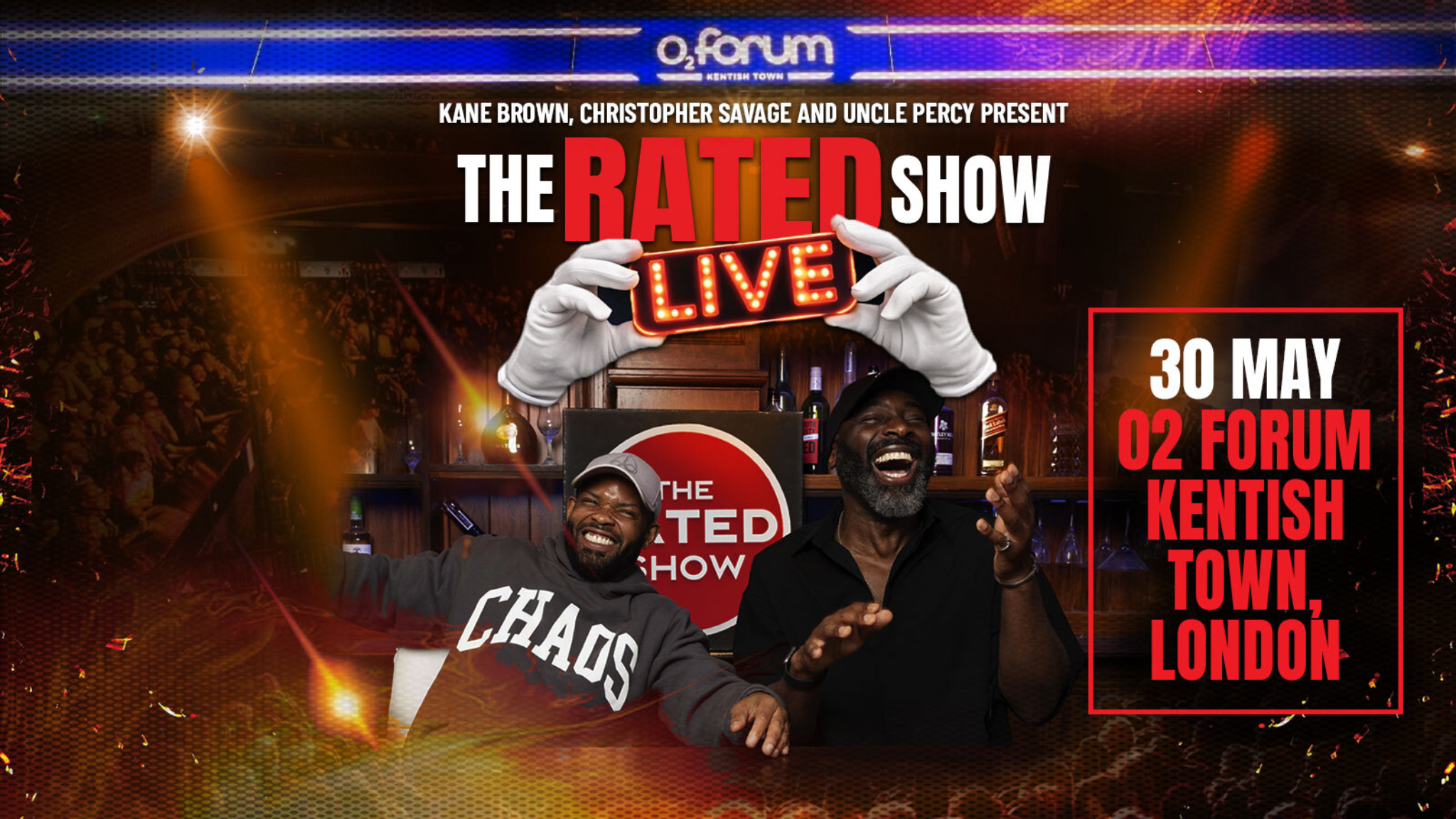 Kane Brown, Christopher Savage & Uncle Percy: The Rated Show - Live event image
