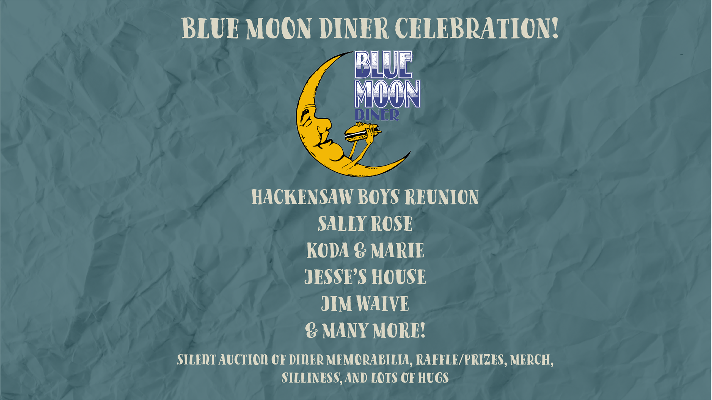 Blue Moon Diner Celebration at The Southern Cafe & Music Hall – Charlottesville, VA