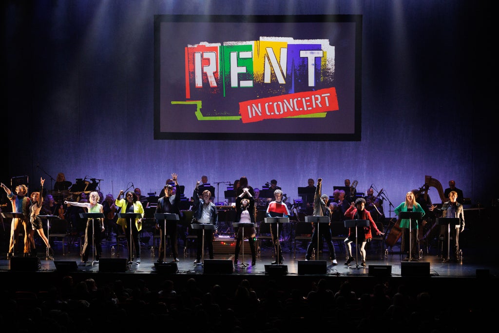Rent In Concert show poster