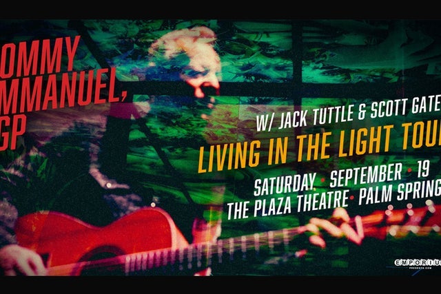 presale code for Tommy Emmanuel CGP - Living In The Light Tour tickets in Palm Springs - CA (Plaza Theatre)