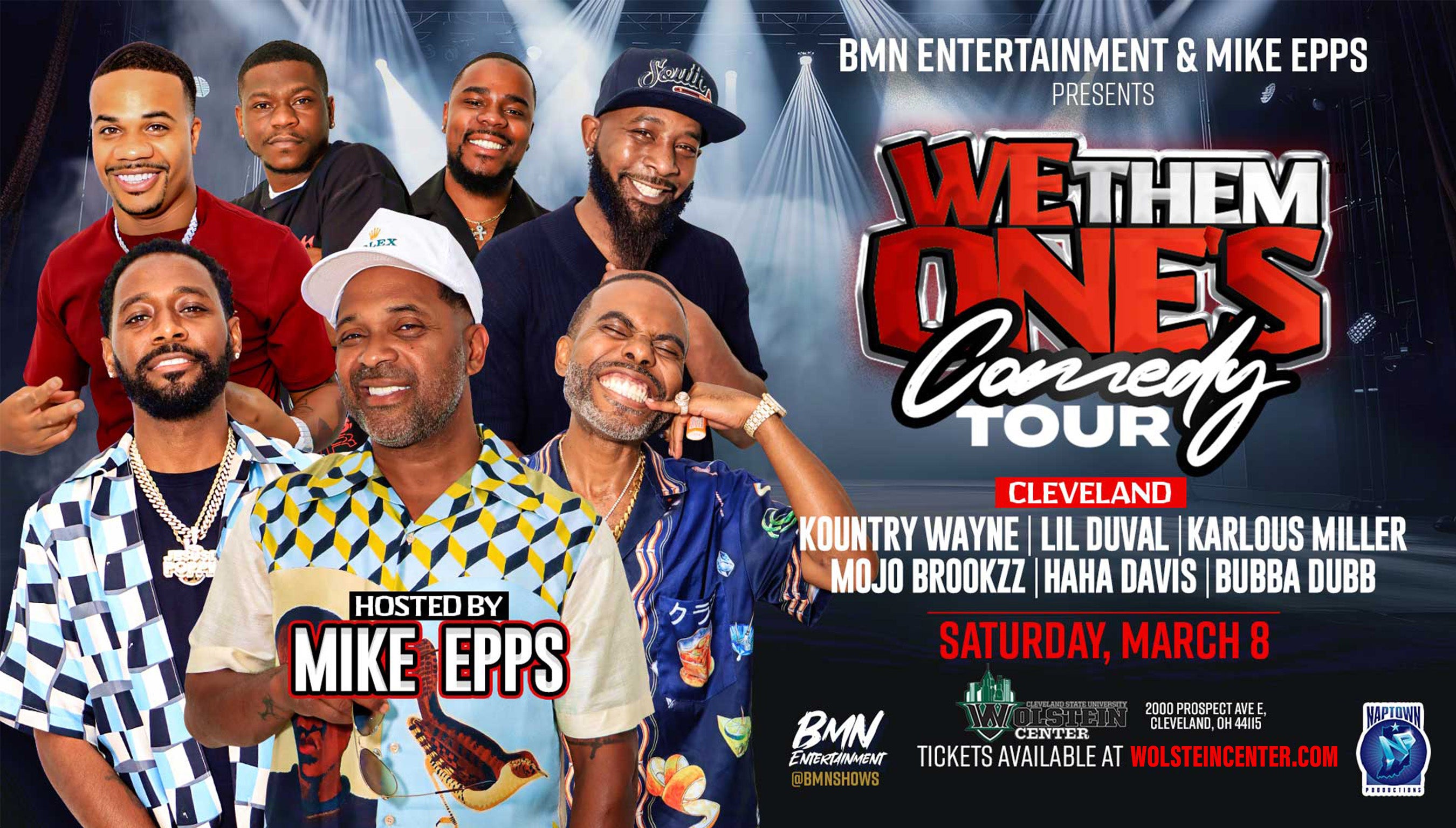 Official We Them One's Comedy Tour presale password (Via TMPresale.com)