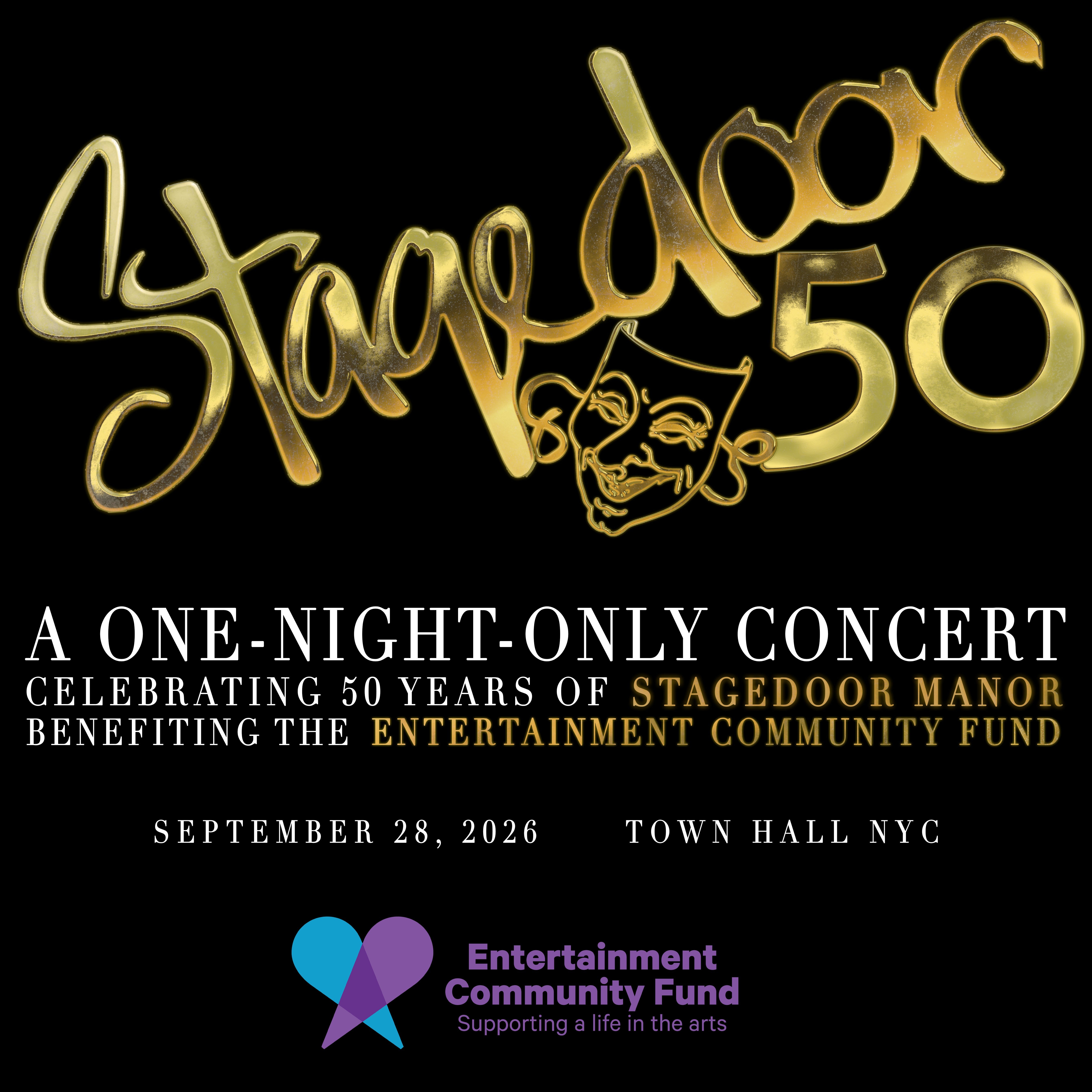 Stagedoor 50: A One Night Only Concert concert image