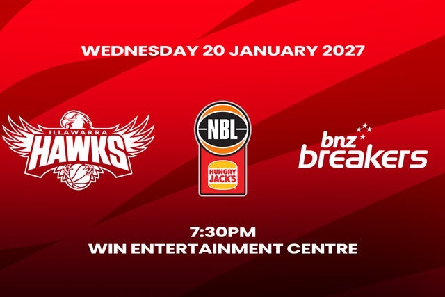Presales to 2026 27 hungry jacks nbl season illawarra hawks v bnz breakers: members use these when buying pre-sale tickets