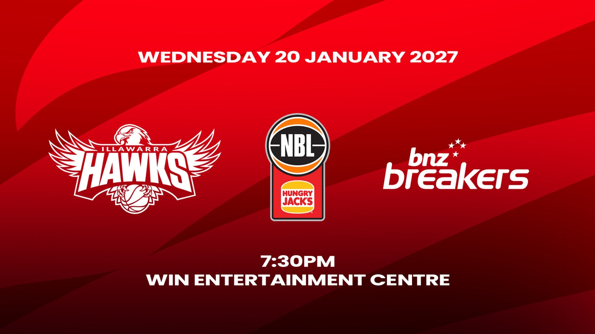 2026-27 Hungry Jacks NBL Season - Illawarra Hawks v BNZ Breakers