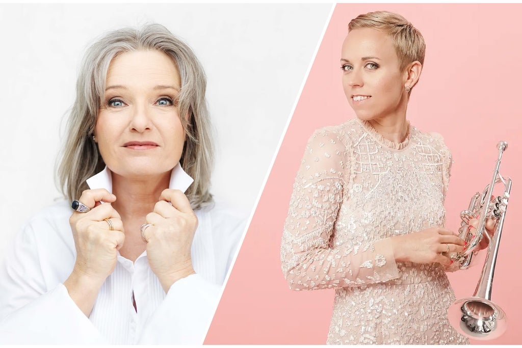 Ingrid Bjørnov og Tine Thing Helseth i Teltet på Gjestgiveriet