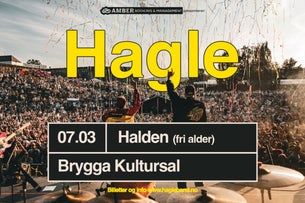 FÅ BILLETTER: HAGLE -FRI ALDER show poster