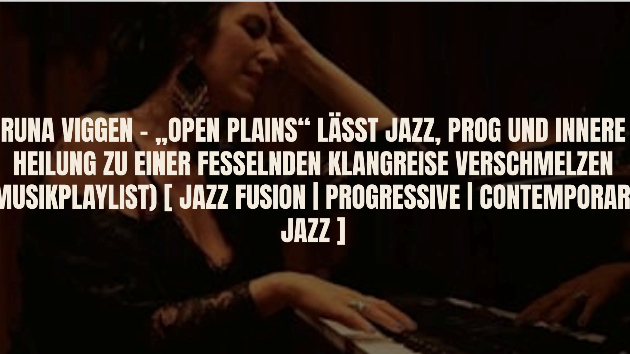Jazz på Vannvogna med Runa Viggen Trio