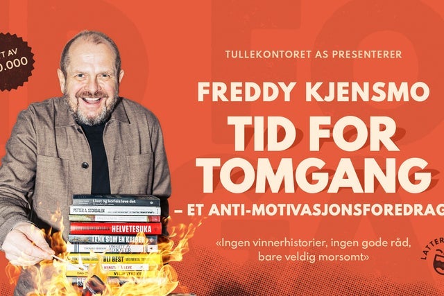 Ticket Reselling Tid for Tomgang - et ANTI-motivasjonsforedrag m/ Freddy Kjensmo