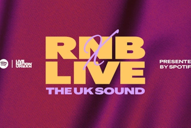 RNBX LIVE: The UK Sound in New York promotional photo for Spotify presale tickets offer